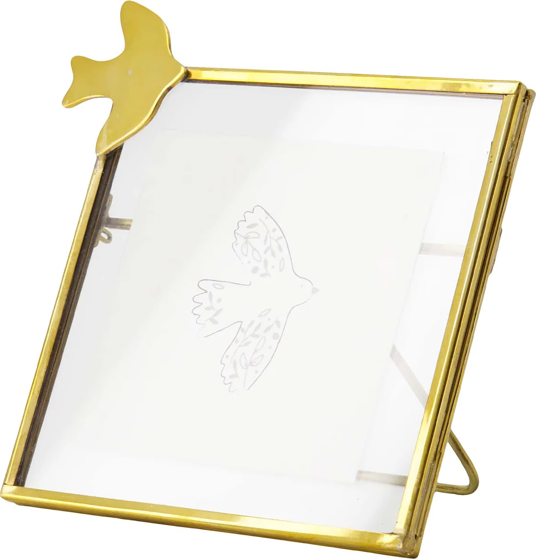 Zusss Fotolijstje vogeltje Goud