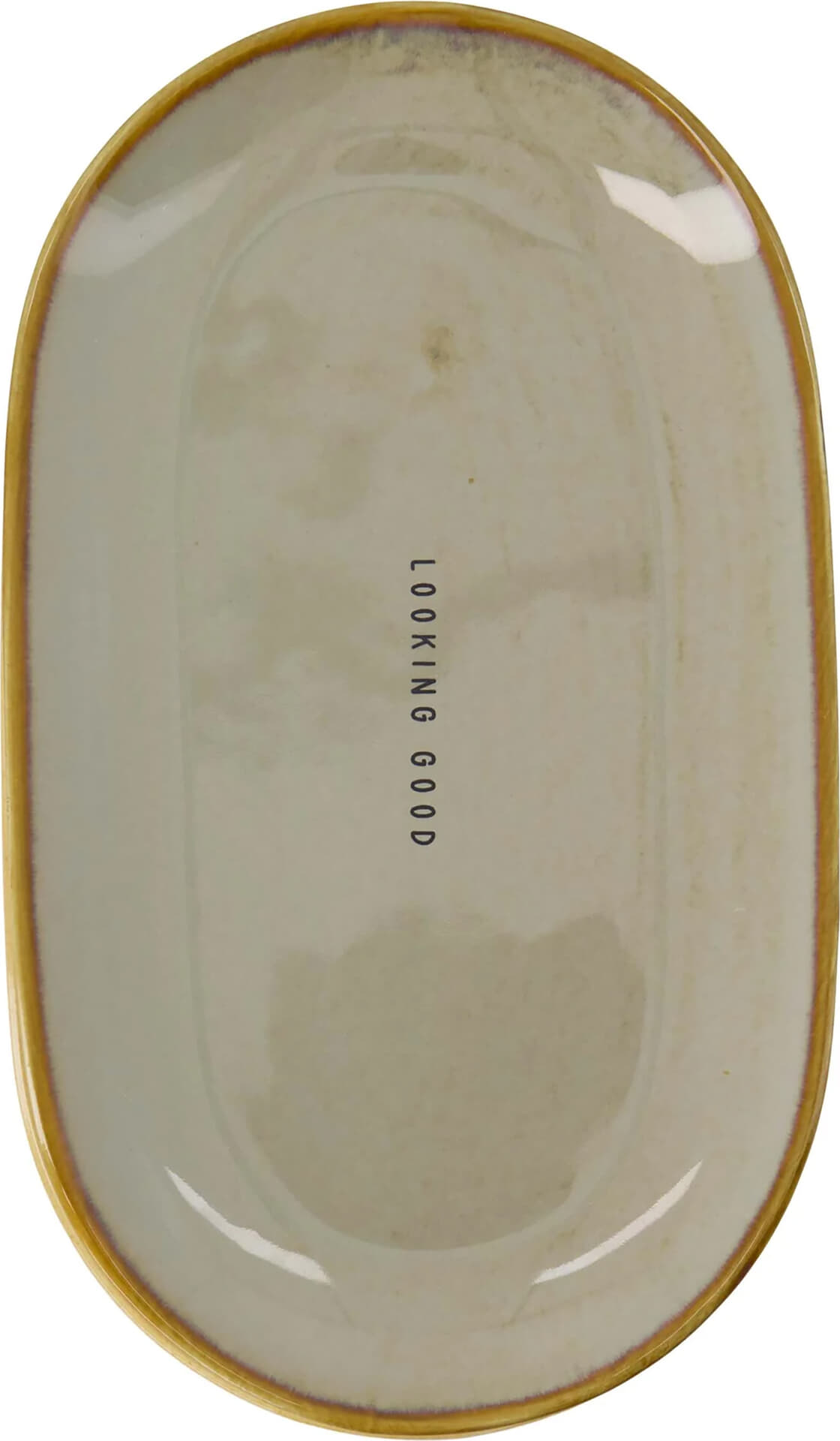 Zusss serveerschaal looking good Ø20x11,5cm Blauw