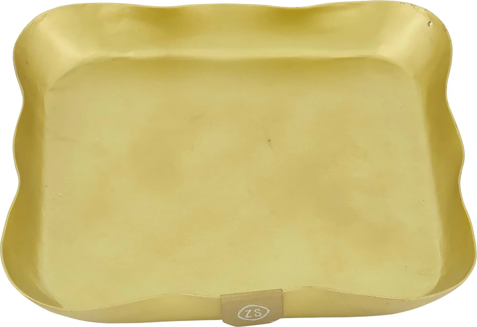 Zusss servethouder metaal vierkant goud Goud