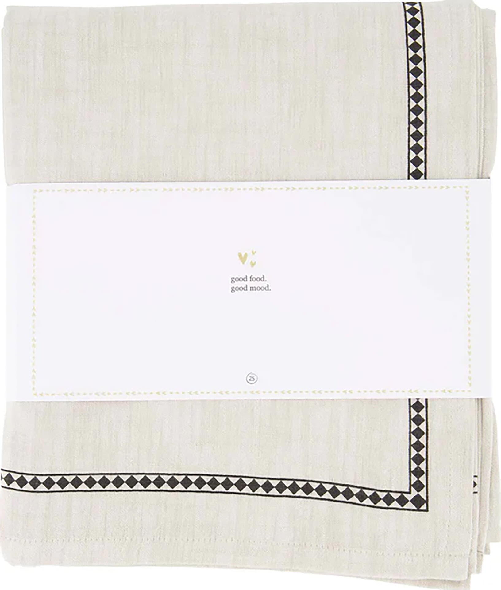 Zusss Tafelkleed Tekstrand Kaki