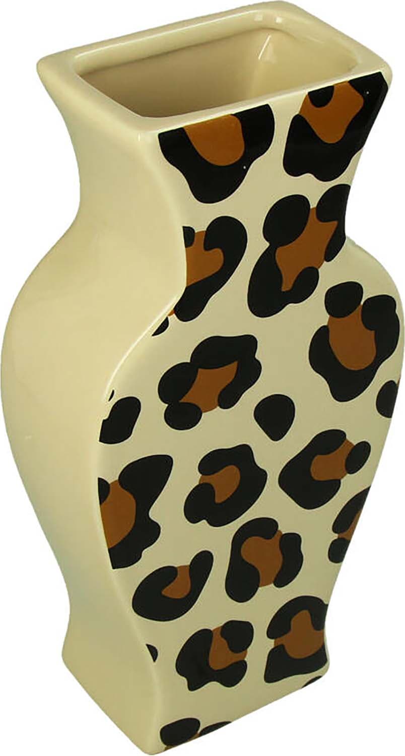 Bomont Collection Vase Flat Classic Stoneware Multi 12x5.8x24cm Multi