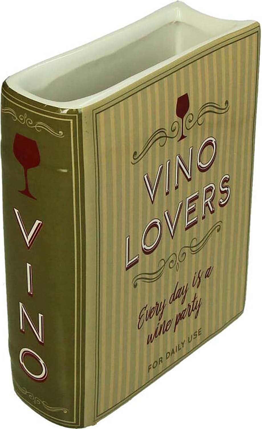 Bomont Collection Vaas Boek Vino Lovers  Groen