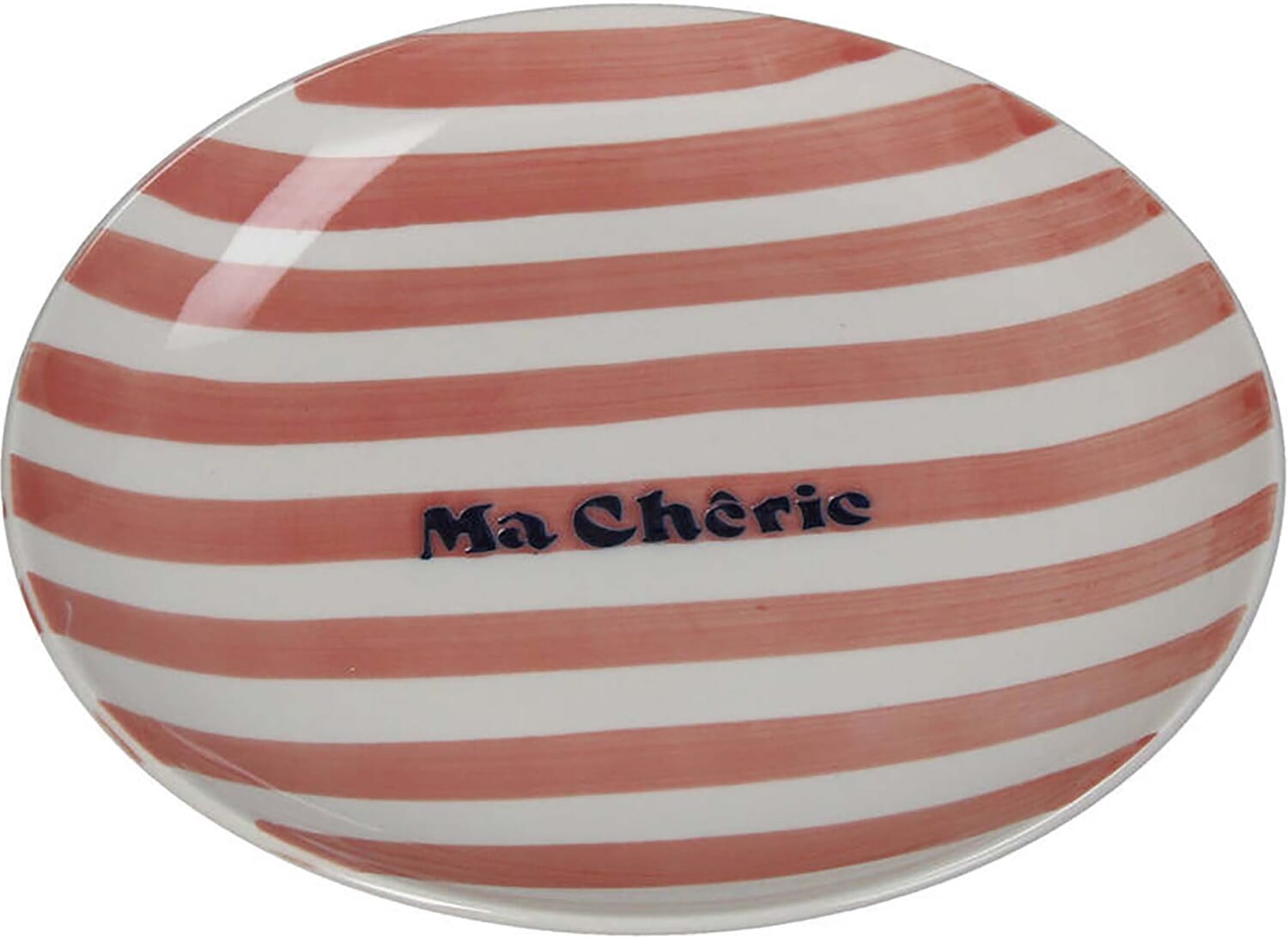 Bomont Collection Plate Ma Cherie Stoneware Pink 21x21x2.3cm Roze