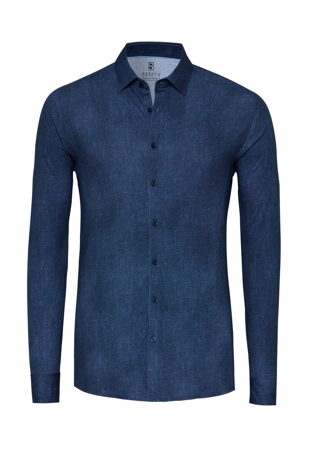 Desoto Overhemd Casual Kent Blauw
