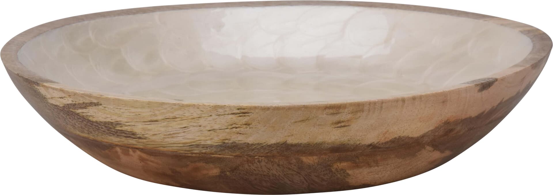 Bomont Collection SCHAAL MANGOHOUT 300X300X68MM NATUREL Wit