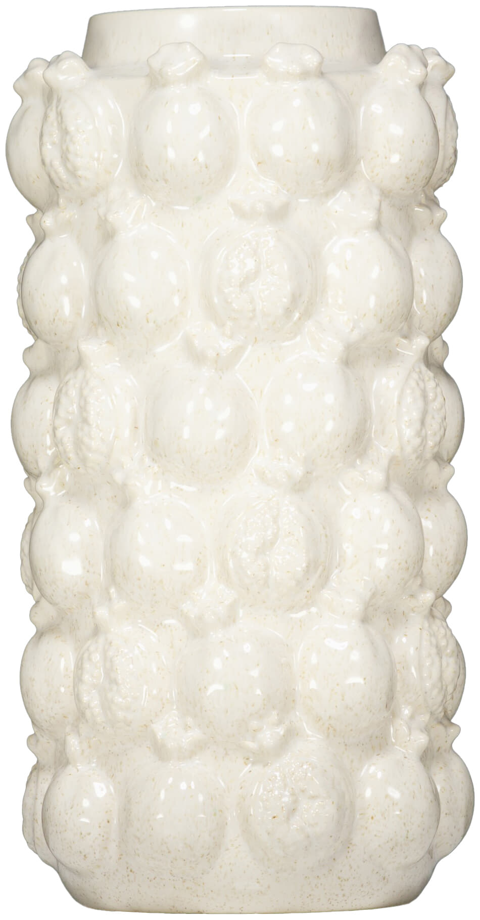 Bomont Collection VAAS MET GRANAATAPPELS 34CM 2ASS KLEUR Wit