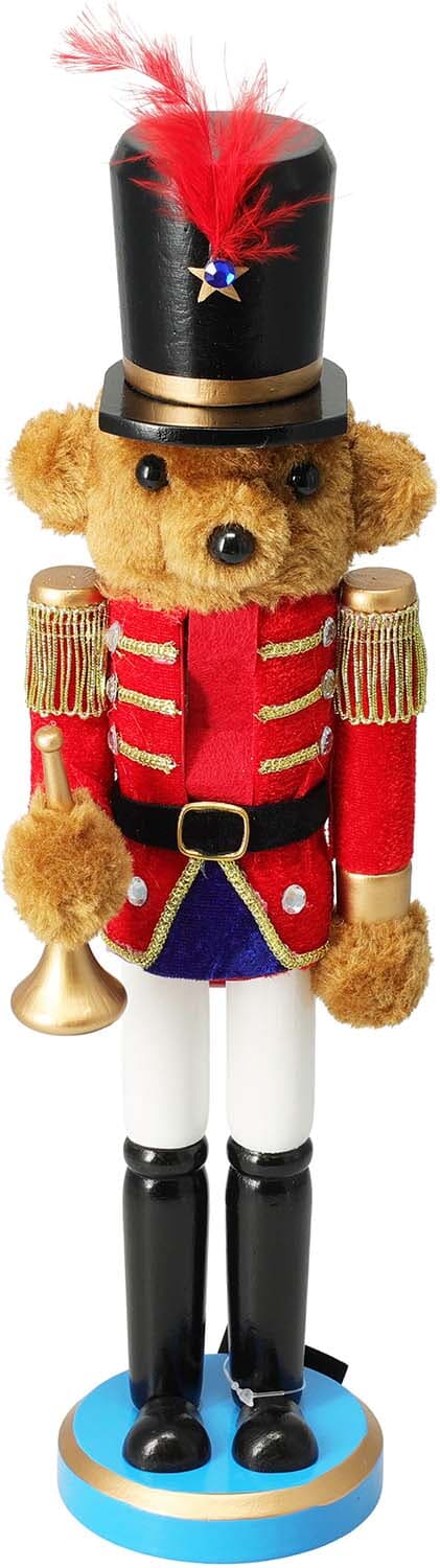 Bomont Collection NOTENKRAKER 38CM BERENHOOFD 2ASS KLEUR Rood