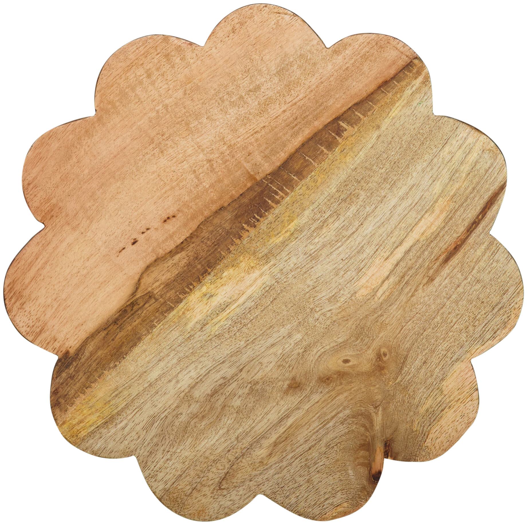 Bomont Collection Schaal scalloped edges 28 x 28 x 2.3 cm Bruin