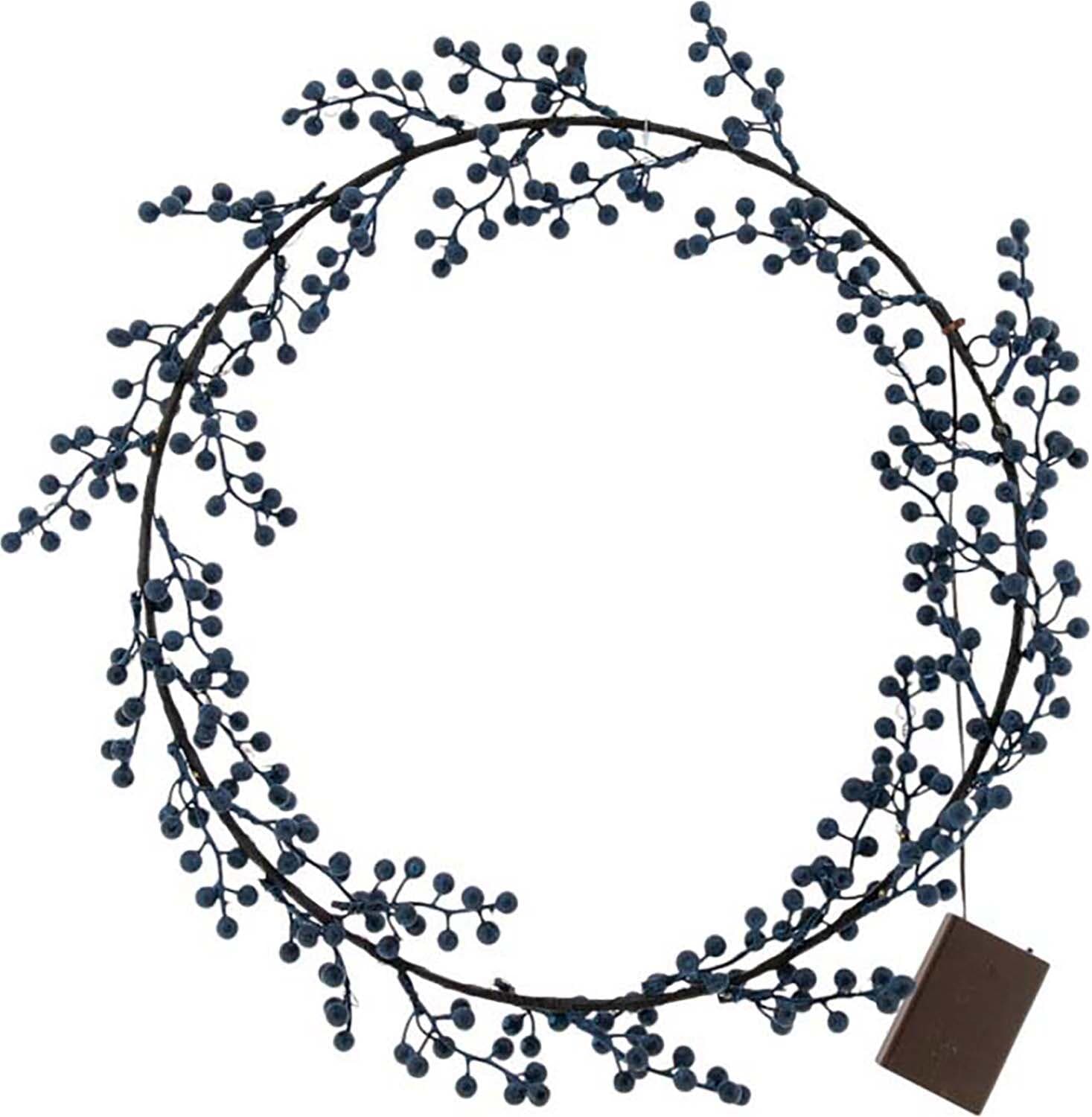 Bomont Collection Wreath Juniper LED 40cm Blauw