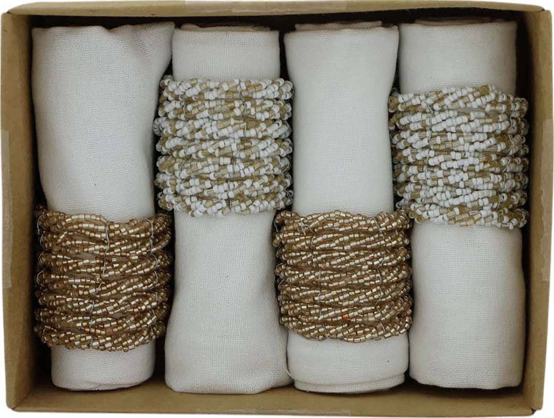 Bomont Collection Napkin Ring Gift Set Goud Bomont Collection Napkin Ring Gift Set Goud