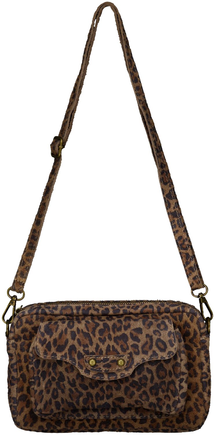Bomont Tas Jessa Suede Bruin