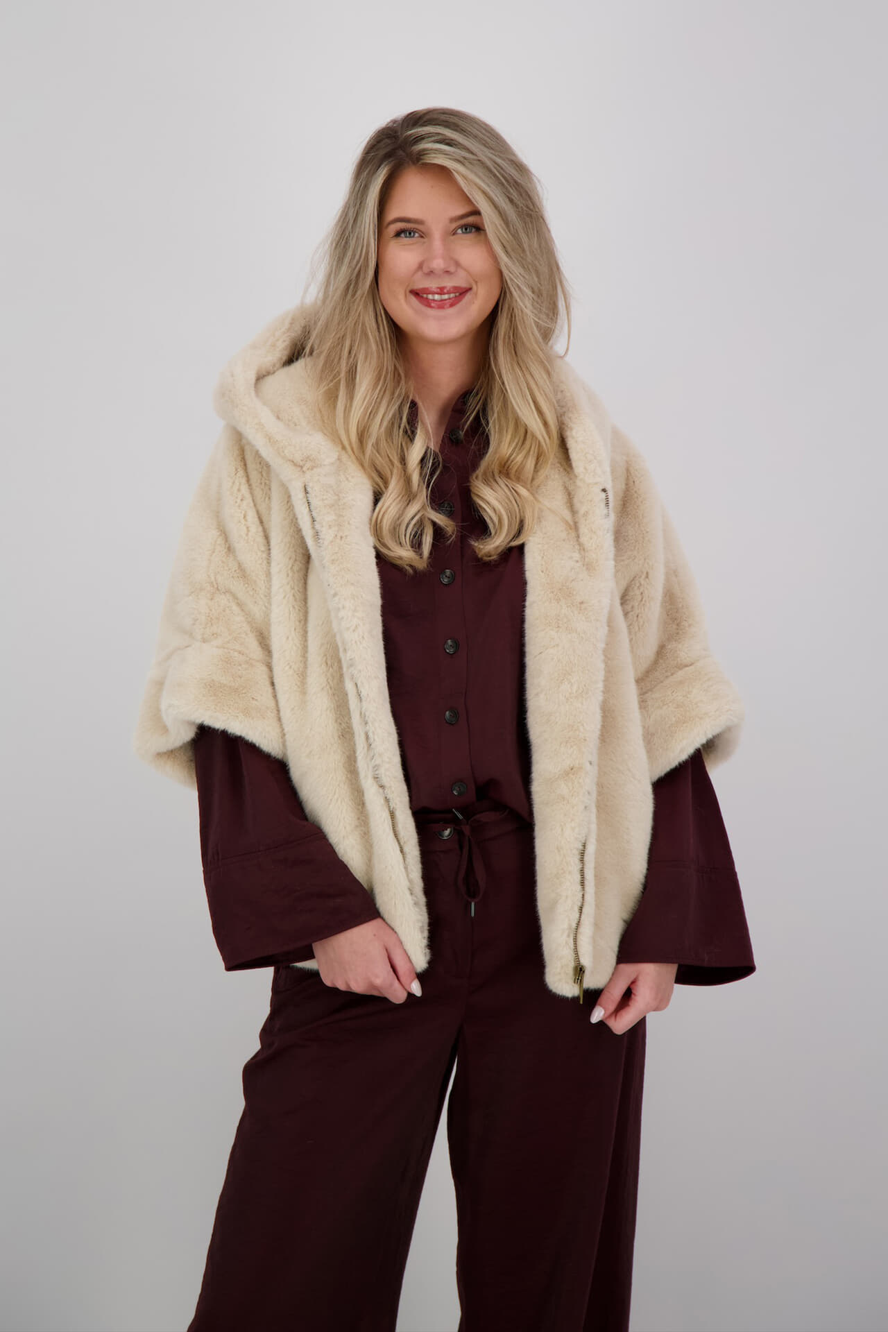 Bomont Poncho Celia  Beige