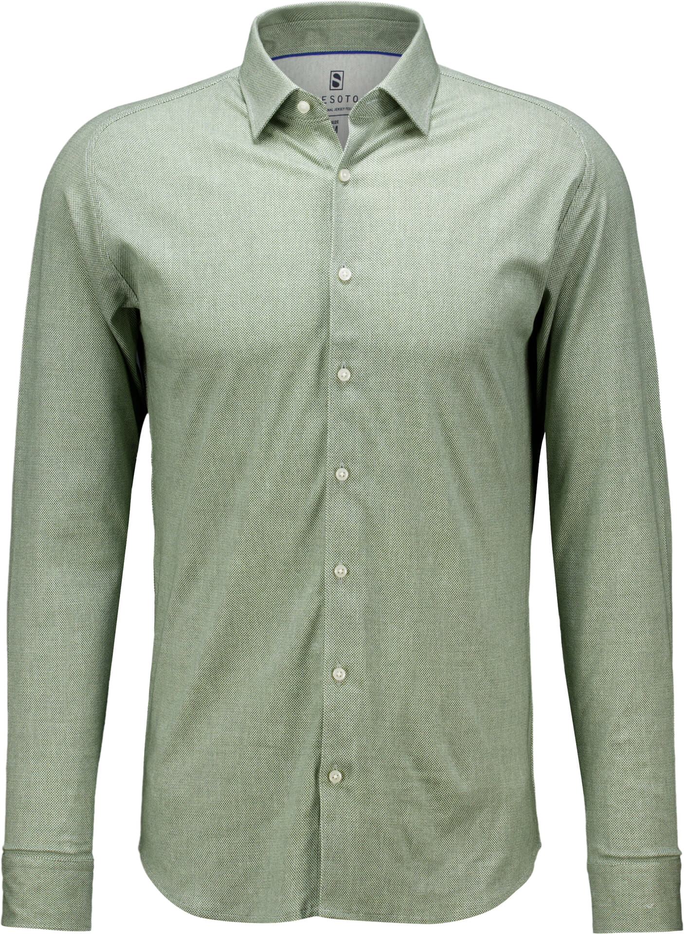 Desoto Overhemd Casual Kent Groen