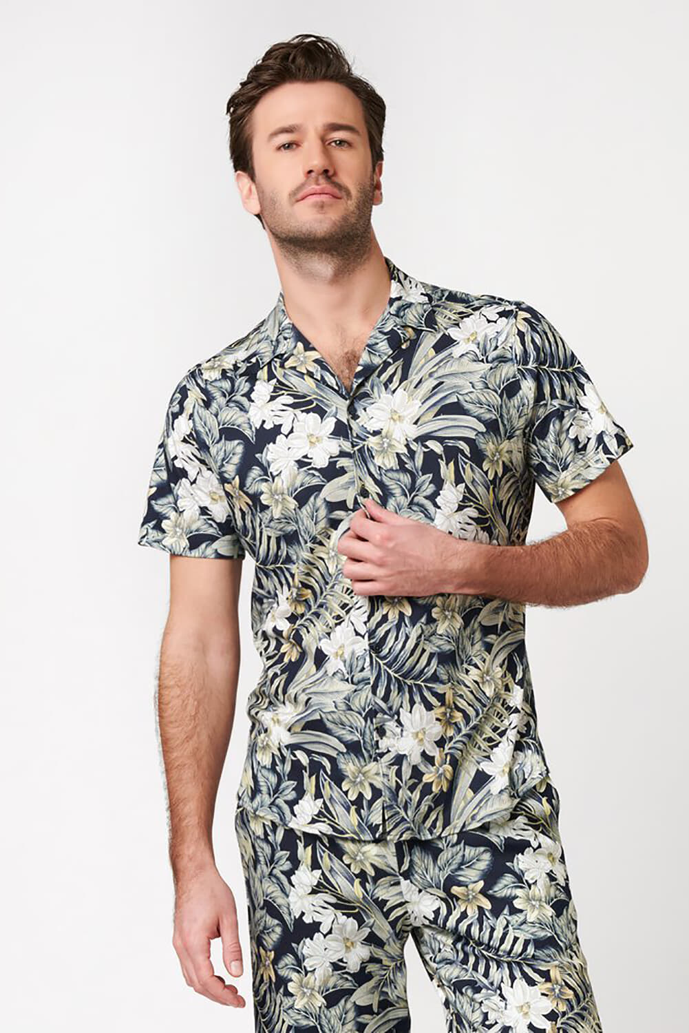 Desoto Overhemd Casual Lido Groen