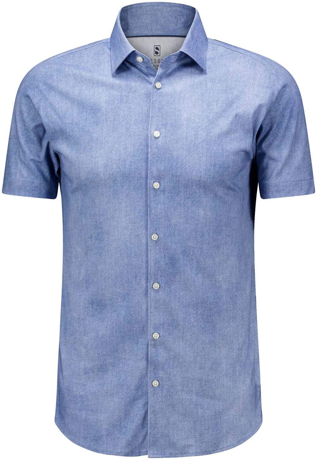 Desoto Overhemd Casual Kent Jeans Light