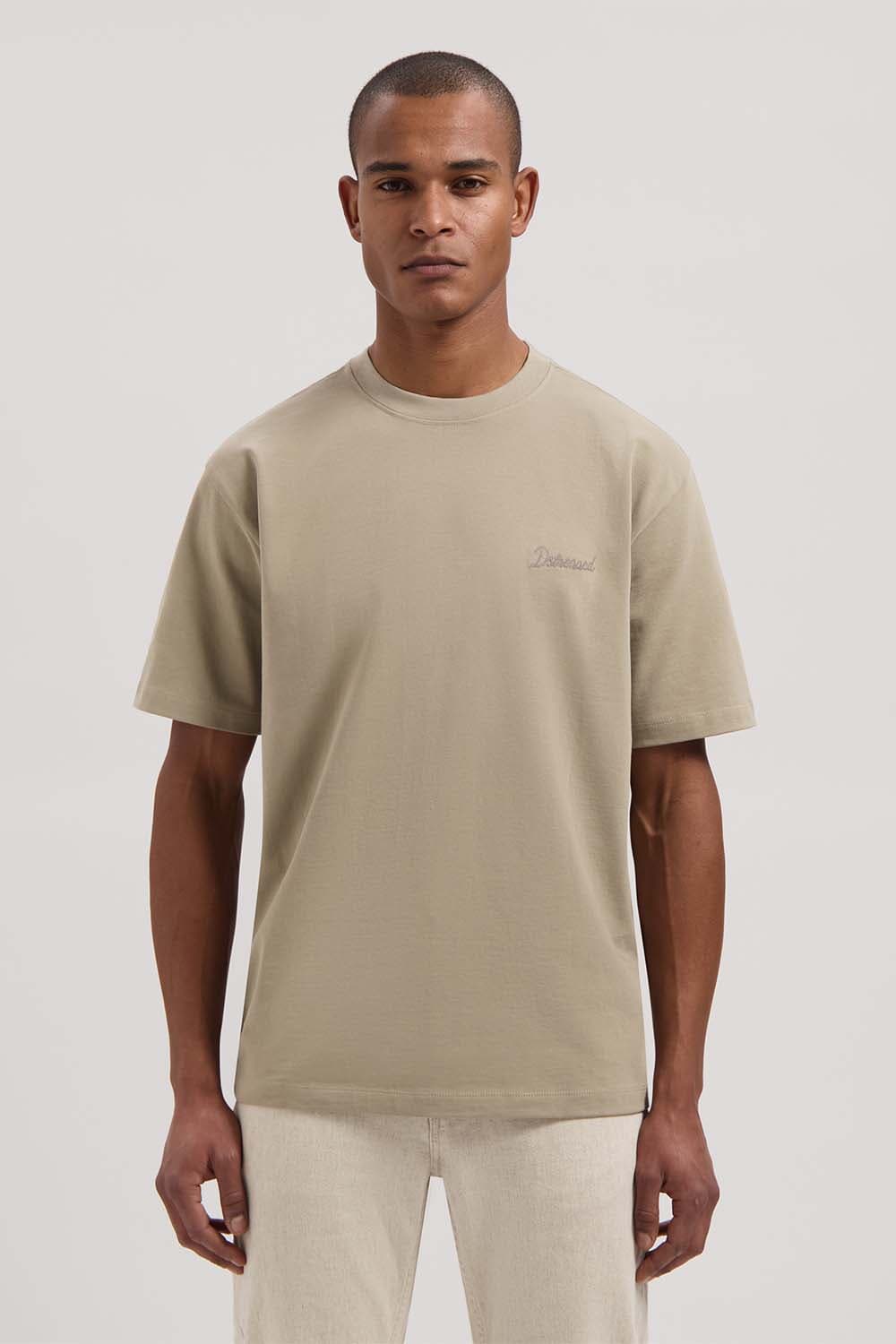 Dstrezzed T-shirt Collin Artwork Kaki