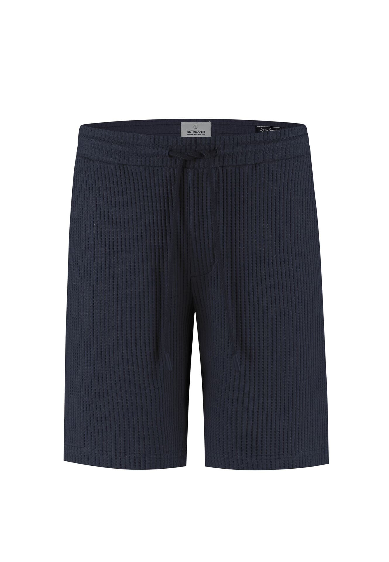 Dstrezzed Sweatshort Logan Waffle  Navy