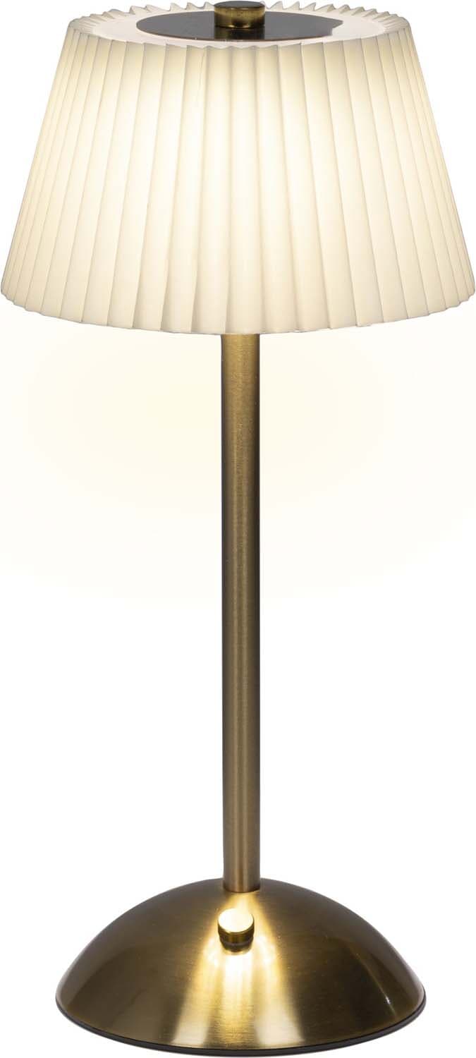 Bomont Collection LED oplaadbare tafellamp plastic steady binnen Wit