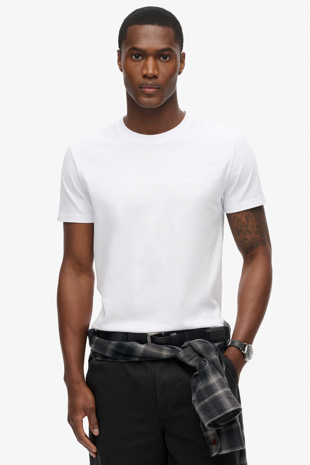 Superdry T-Shirt Essential Logo Wit