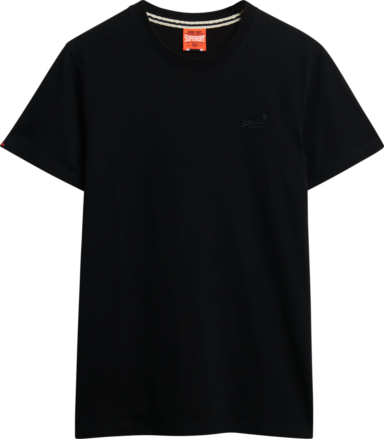 Superdry T-Shirt Essential Logo Zwart