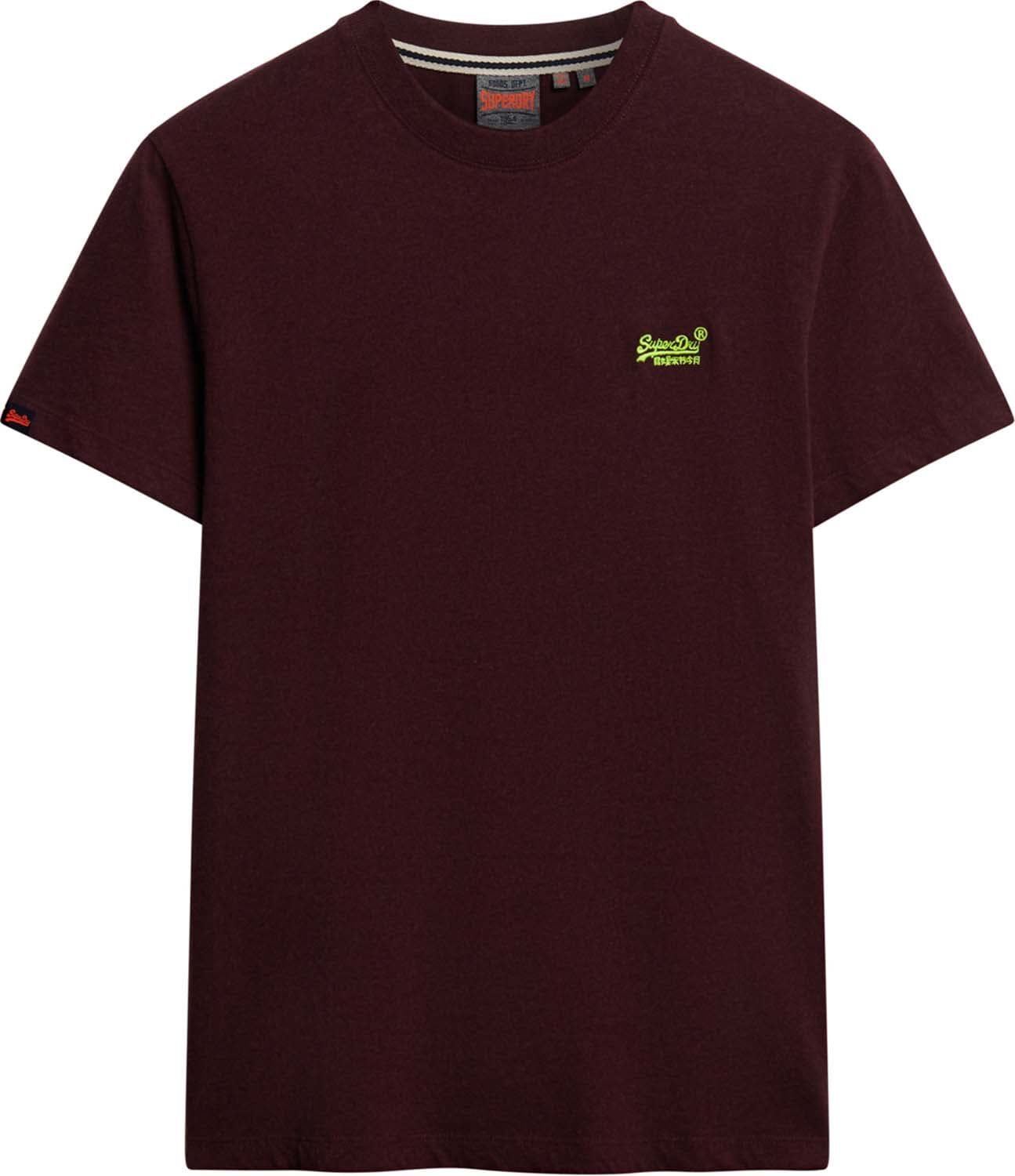 Superdry T-shirt Bordeaux Rood