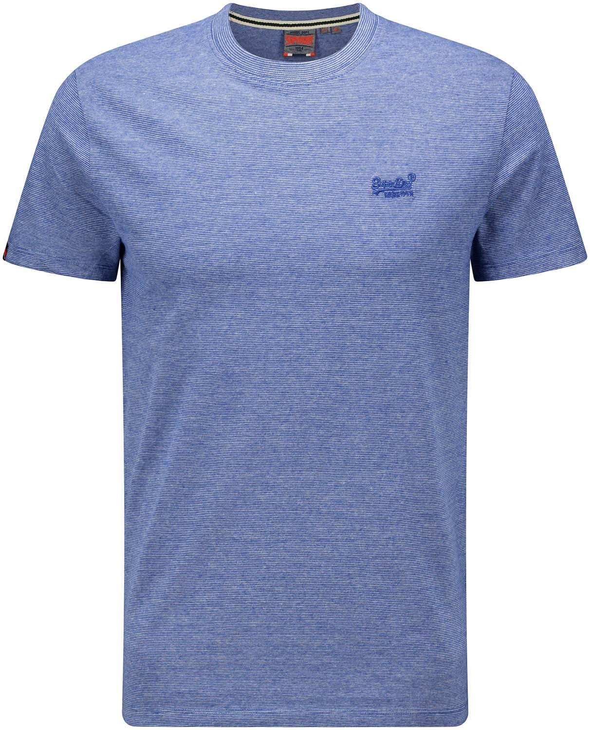 Superdry T-Shirt Essential Logo Blauw