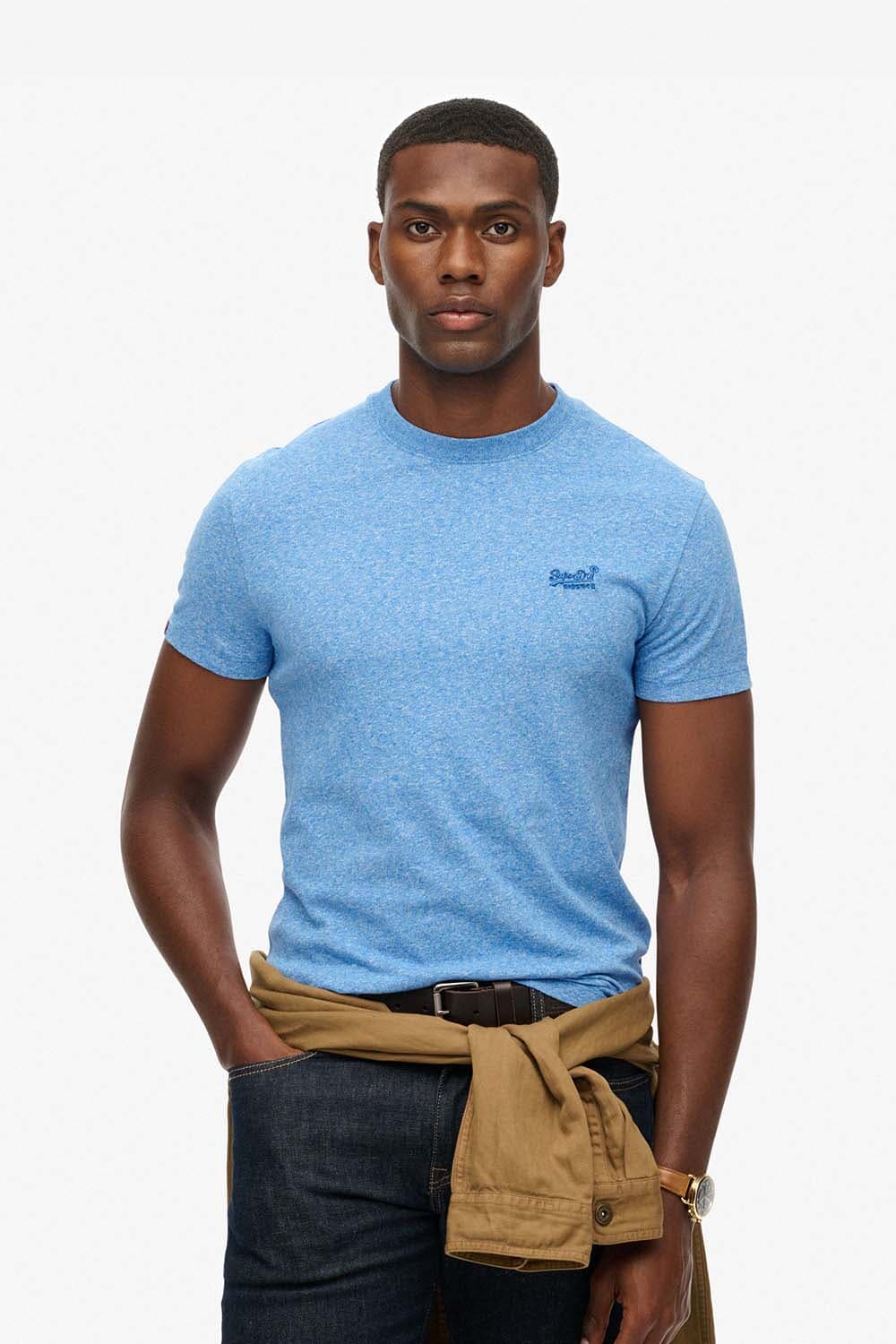 Superdry T-shirt Blauw