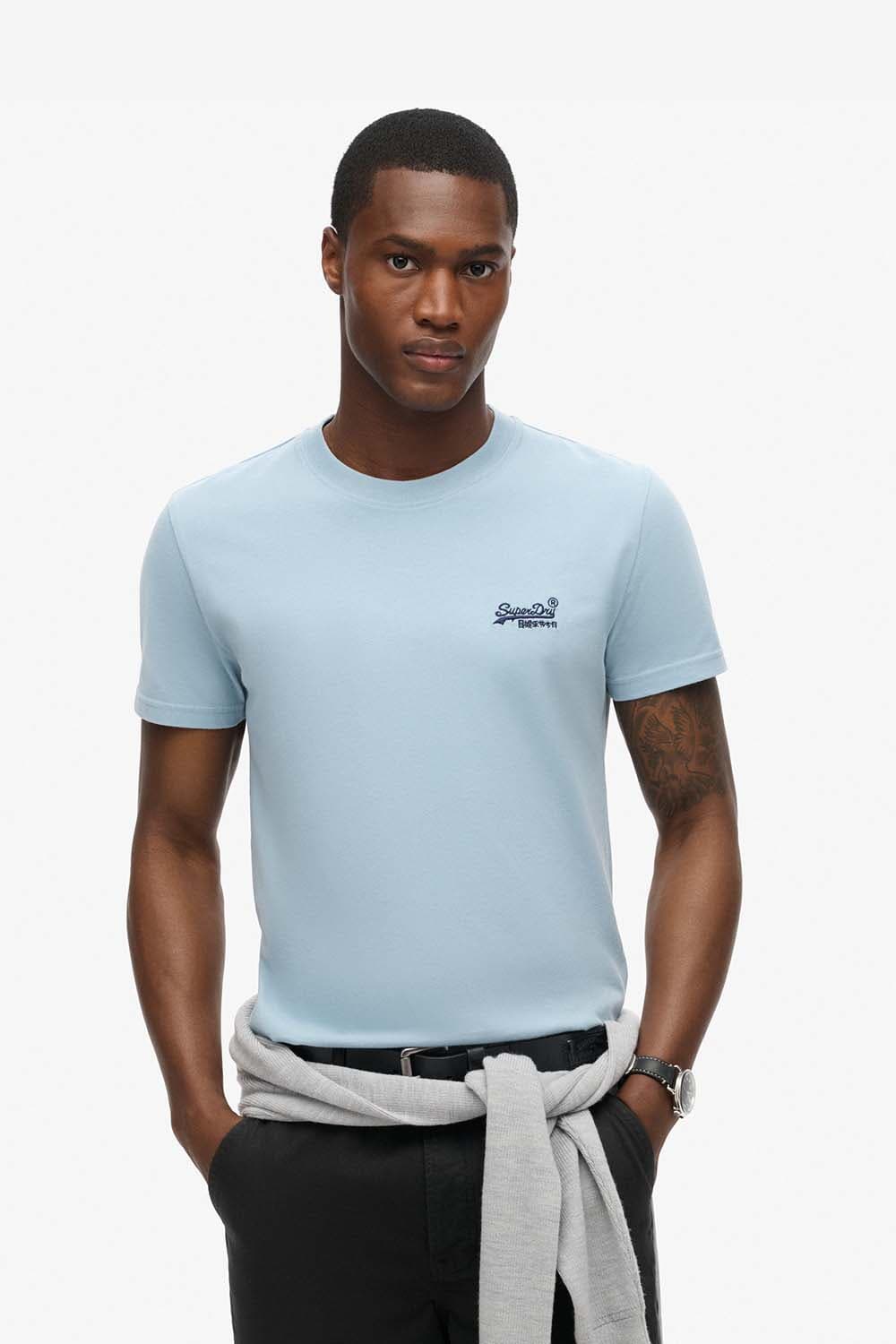 Superdry T-shirt Blauw