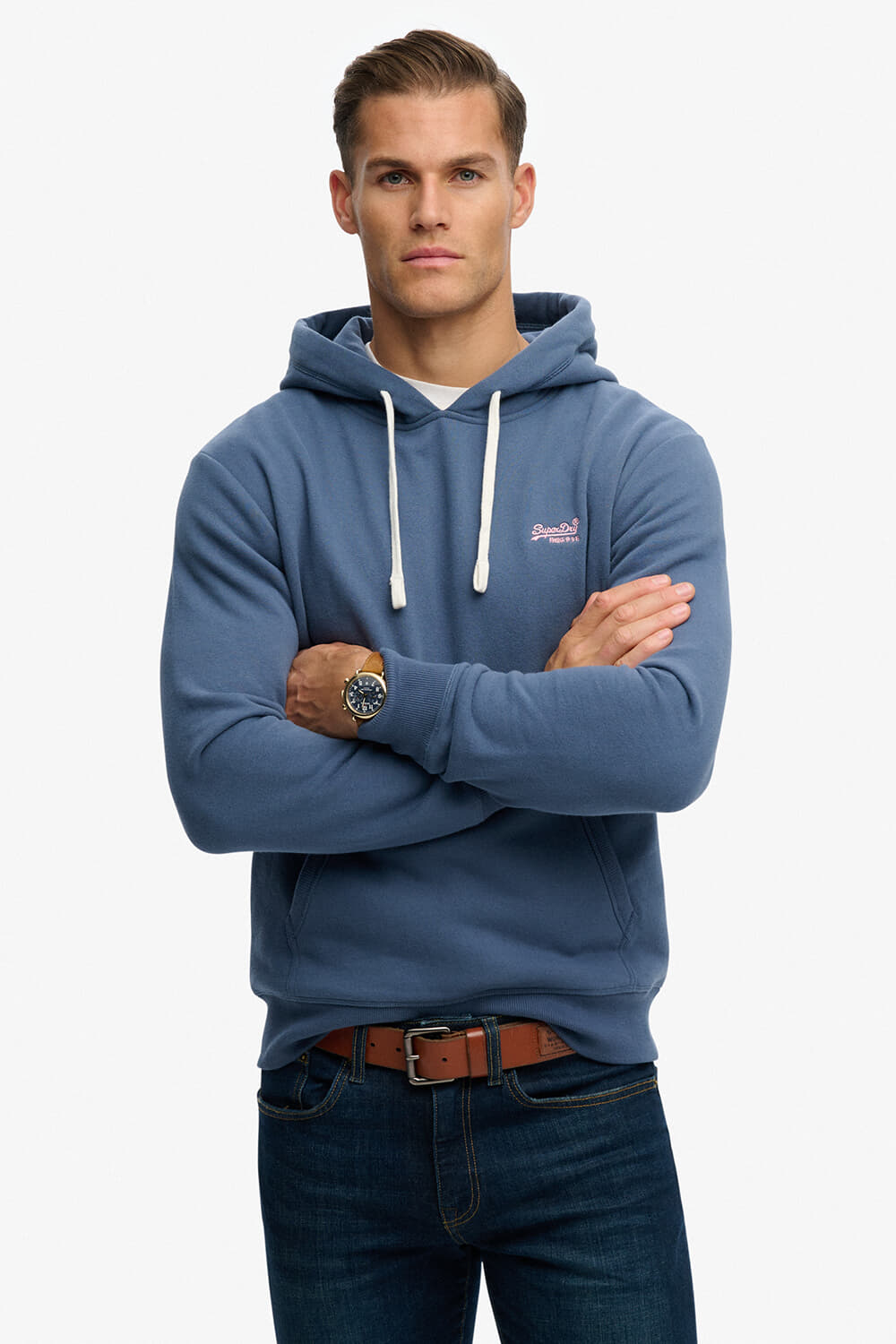 Superdry Hoodie essential logo Navy