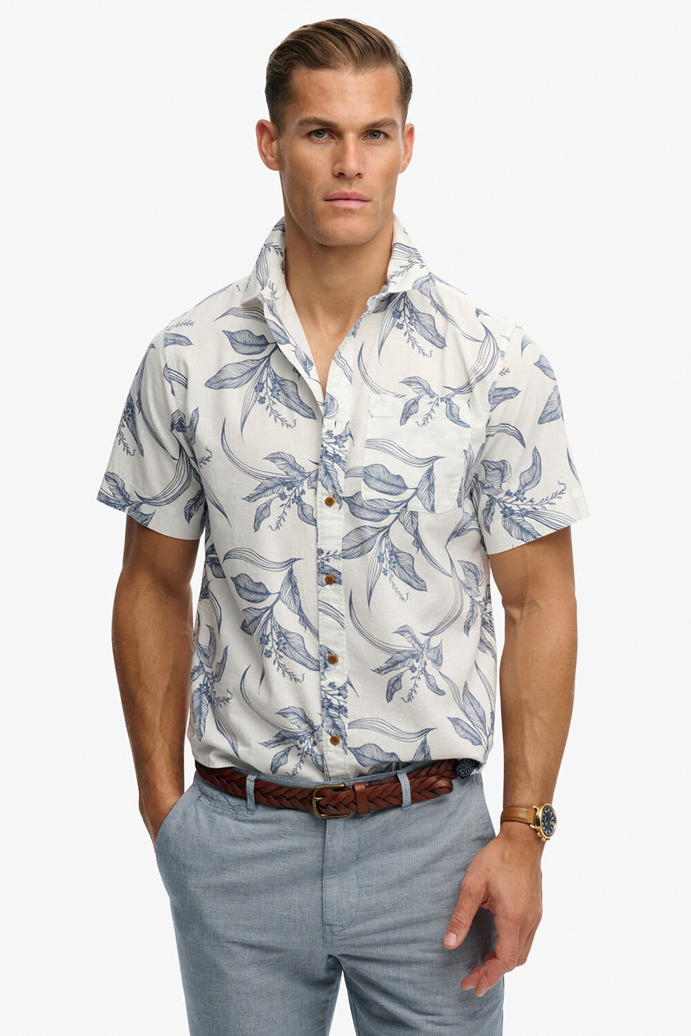 Superdry & Co Overhemd vintage bloom Wit