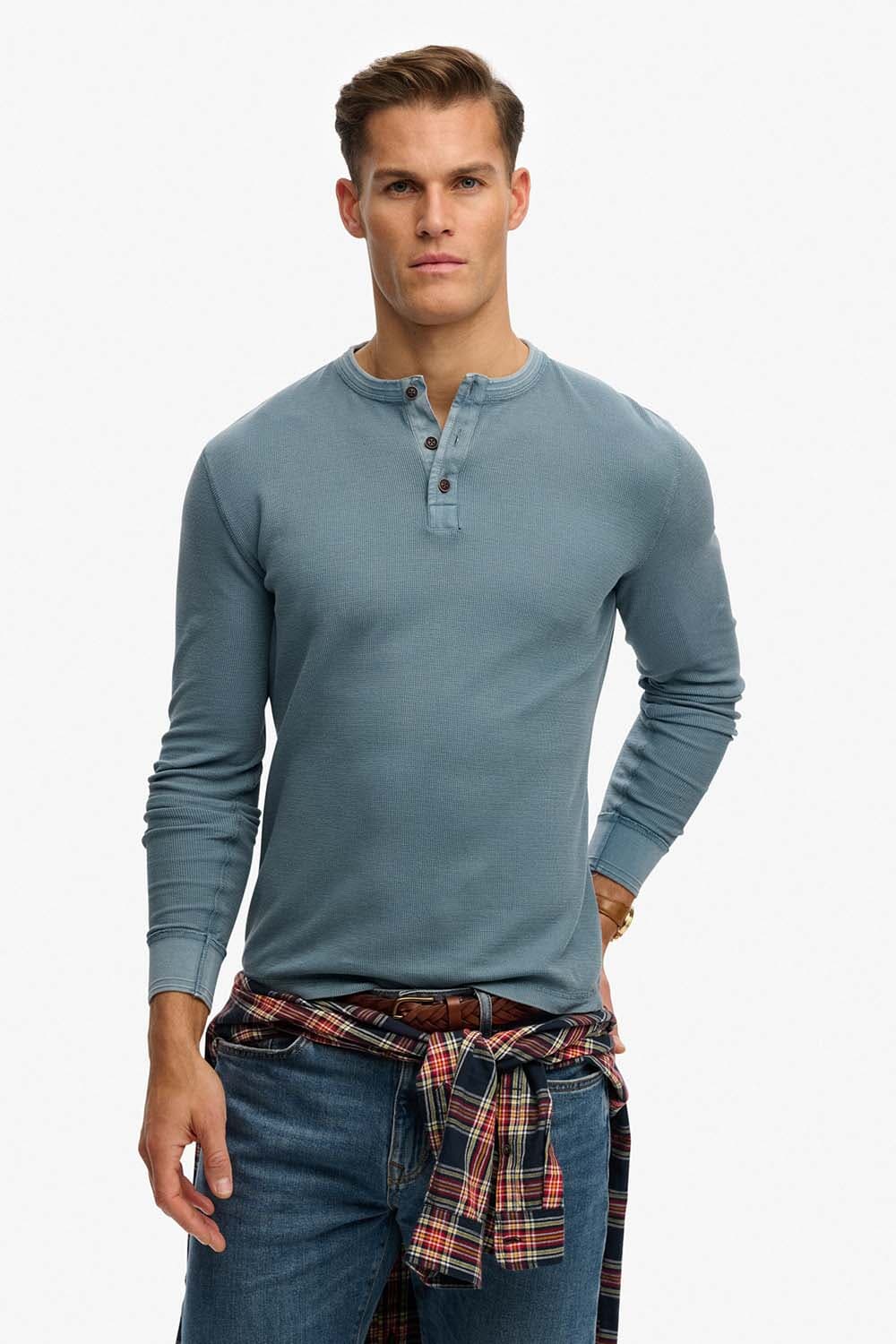 Superdry & Co Longsleeve Blauw