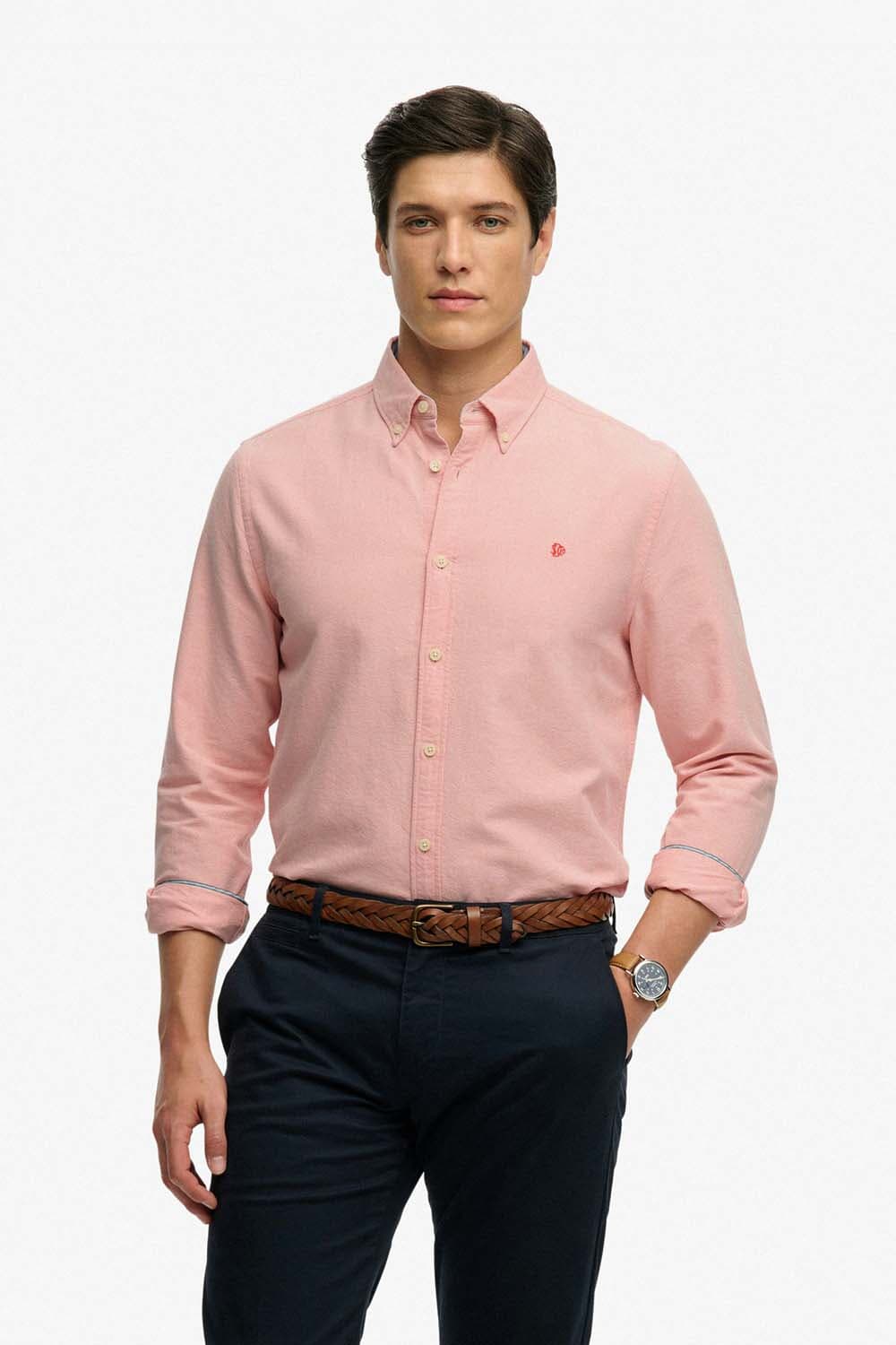 Superdry Overhemd  Koraal