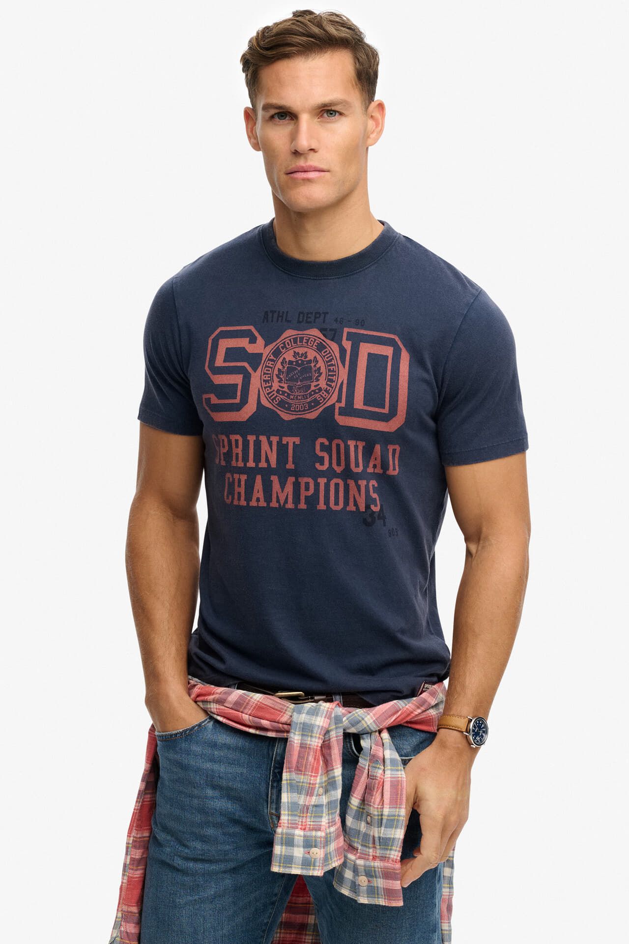 Superdry & Co T-shirt Vintage  Navy
