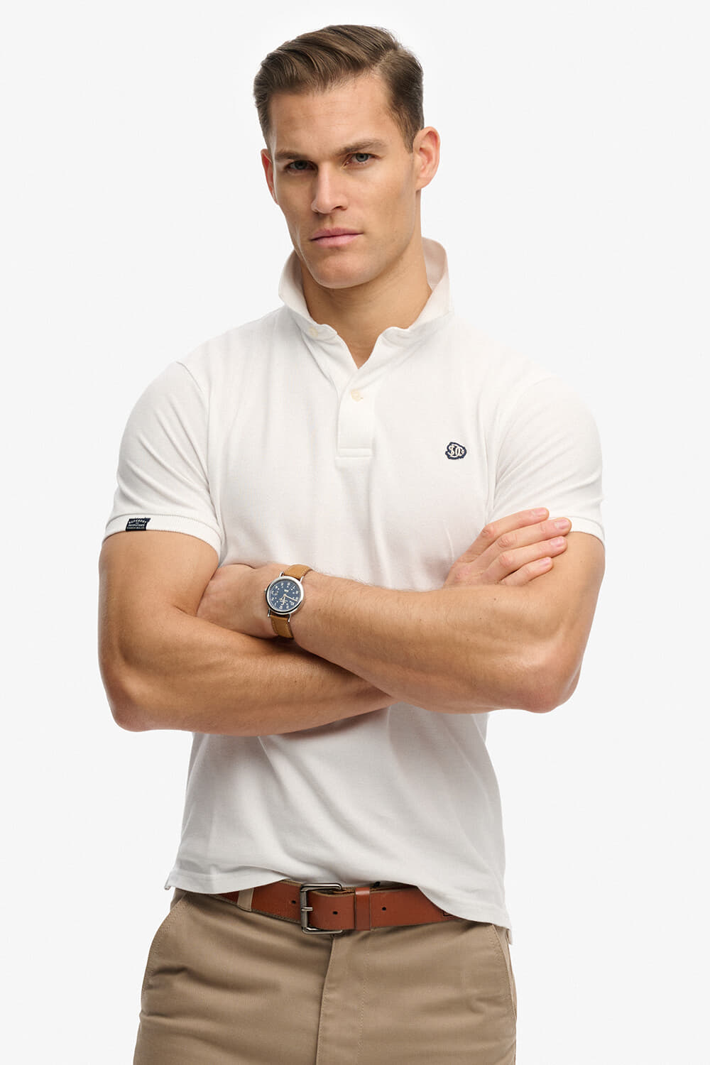 Superdry Polo  Wit