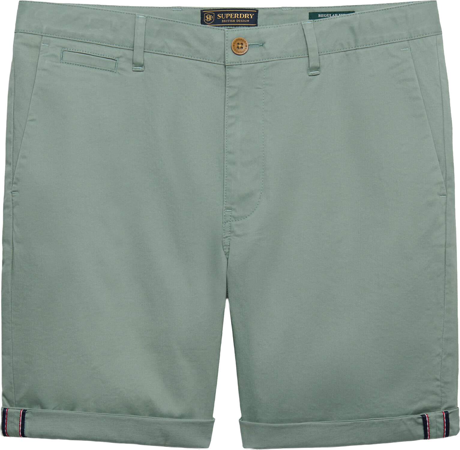 Superdry premium chino short Groen