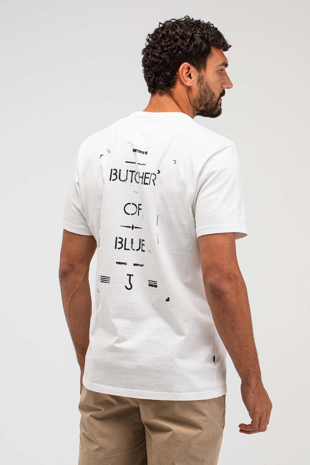 Butcher Of Blue T-shirt  Wit