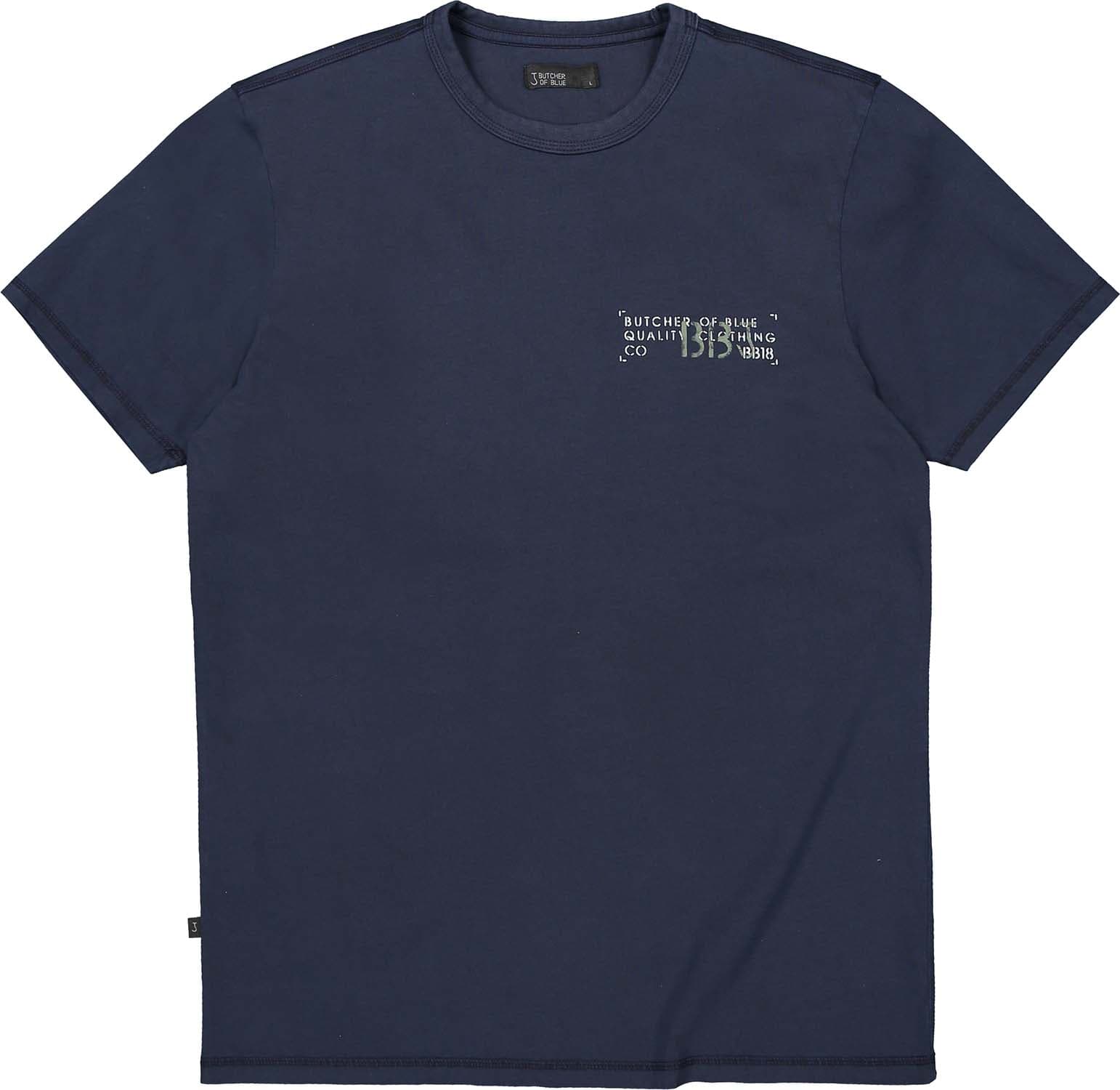 Butcher Of Blue Classic Box Tee Navy
