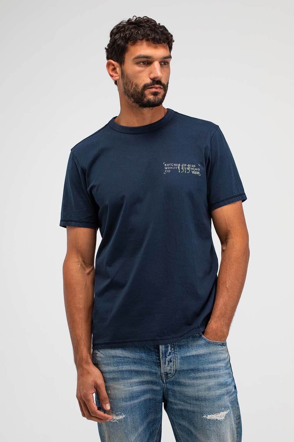 Butcher Of Blue Classic Box Tee Navy