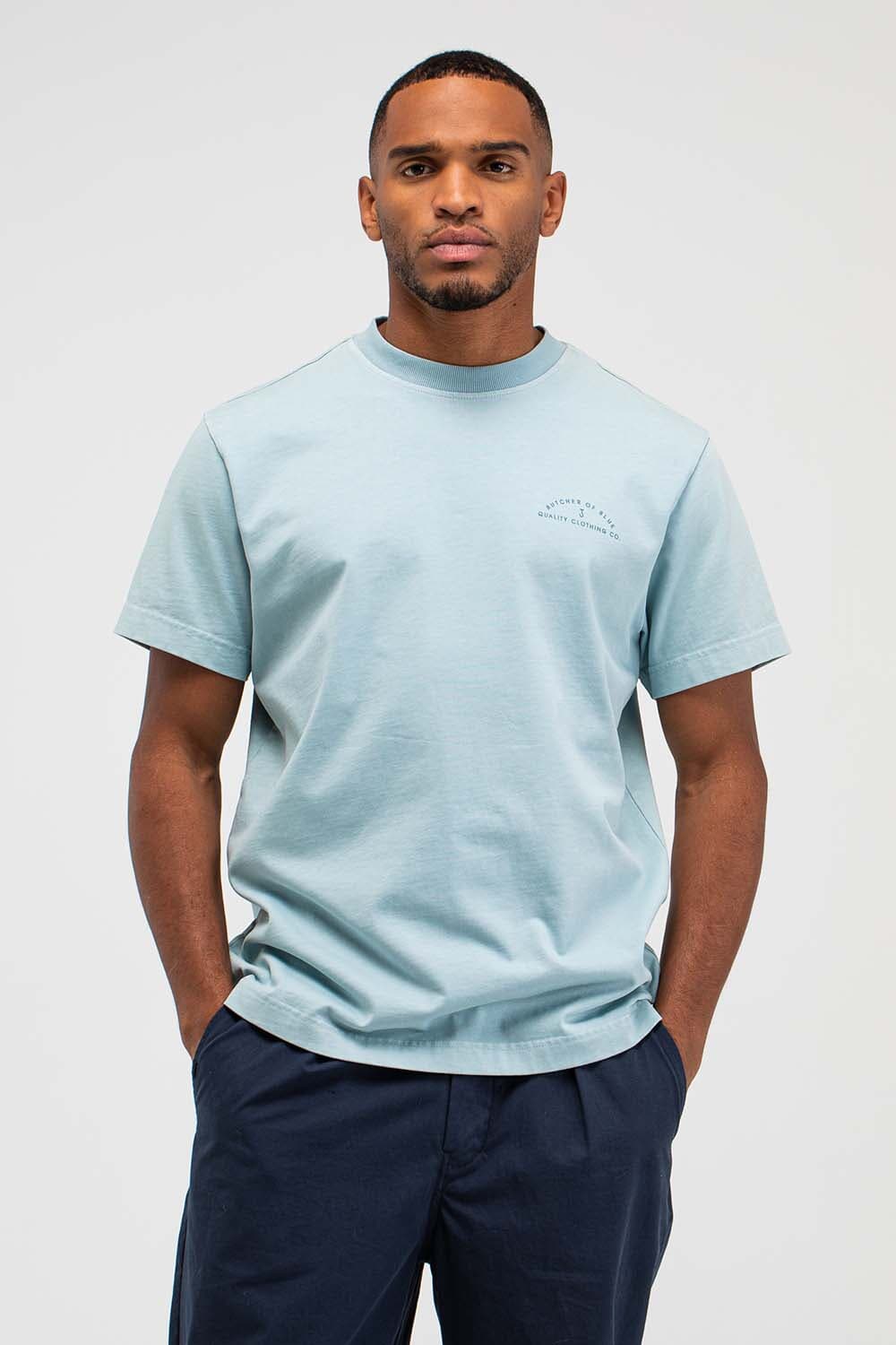 Butcher Of Blue Army QCC Loose Tee Hemelsblauw