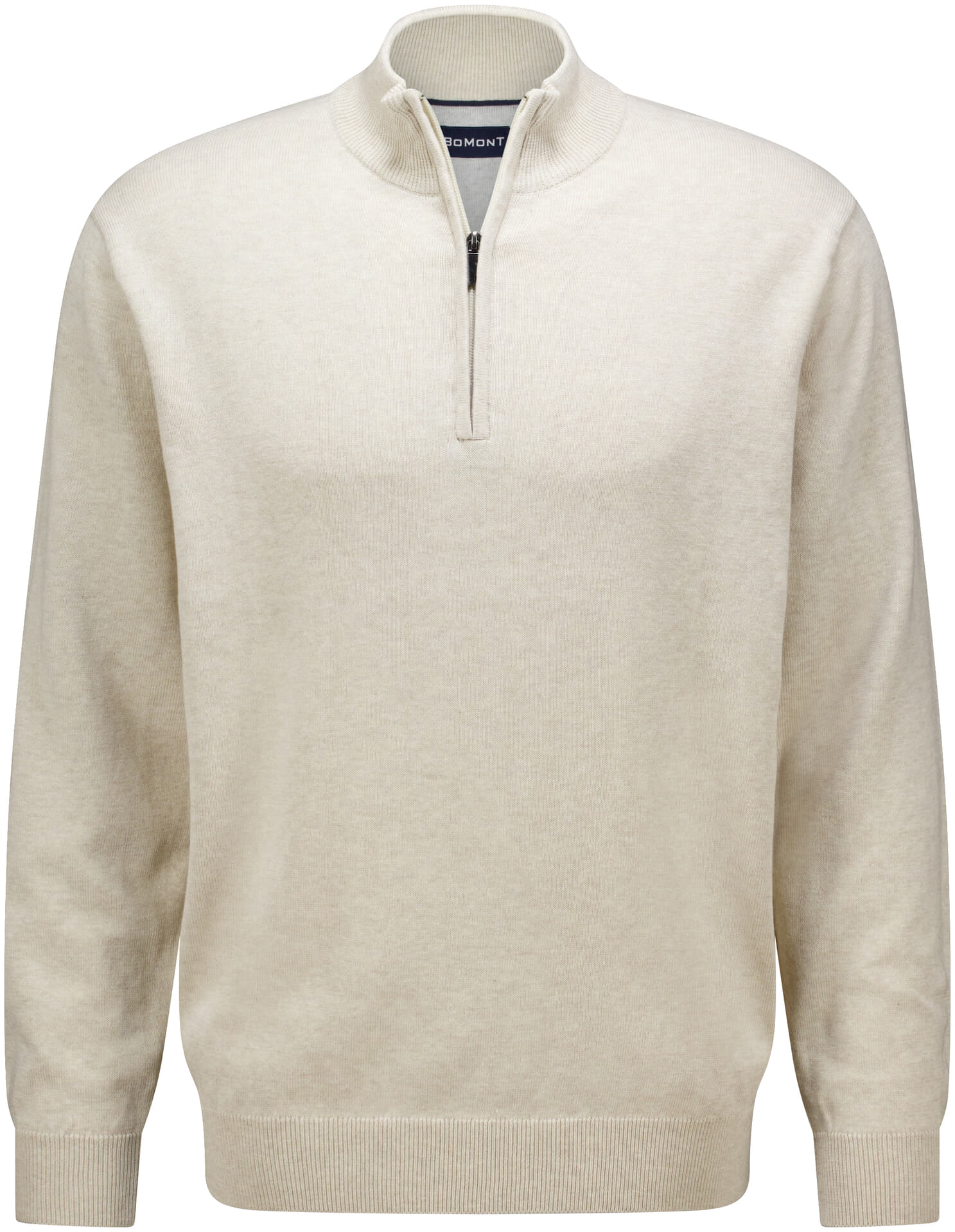 Bomont Pullover half zip Vincent  Beige