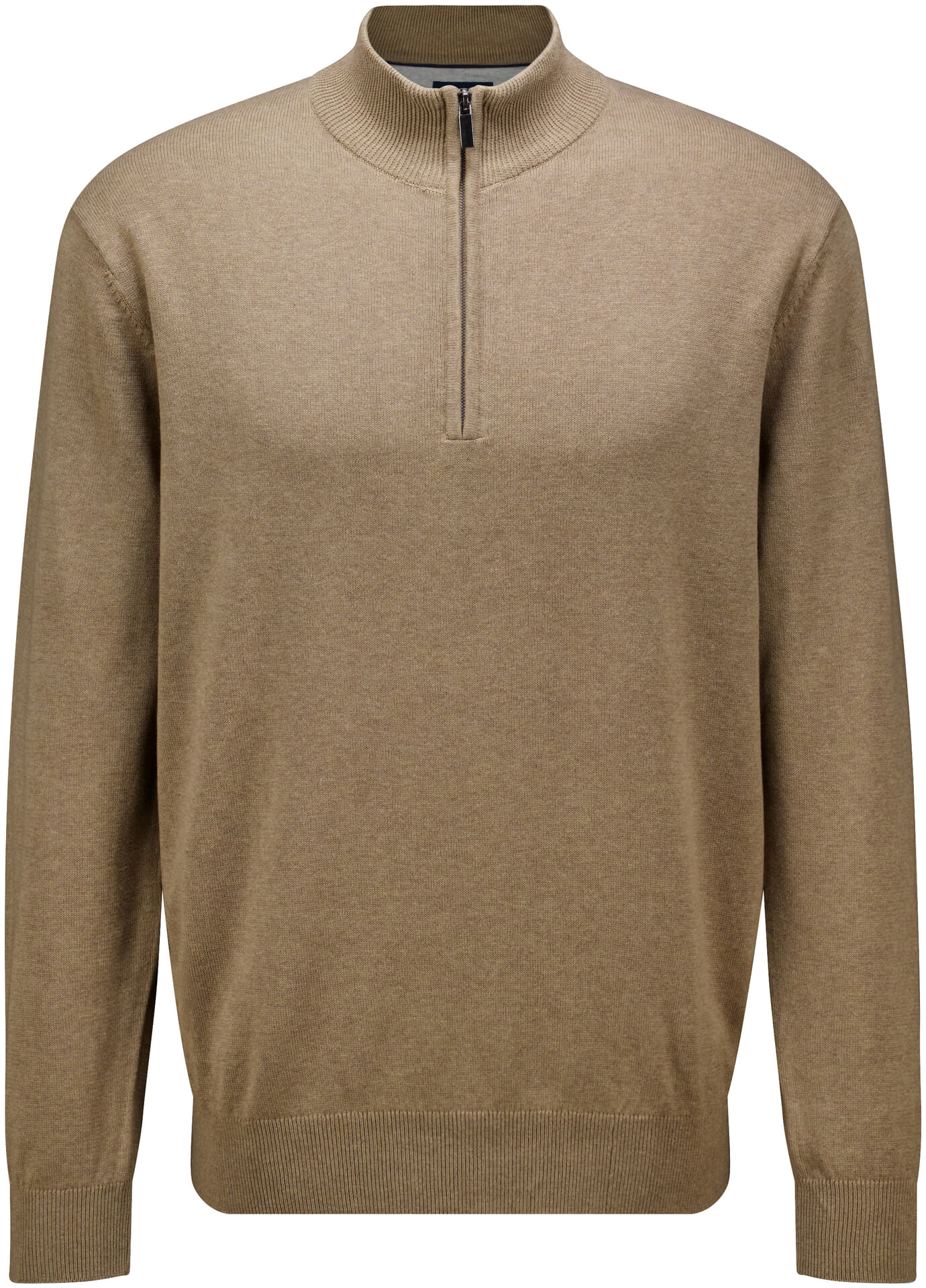 Bomont Pullover half zip Vincent  Bruin