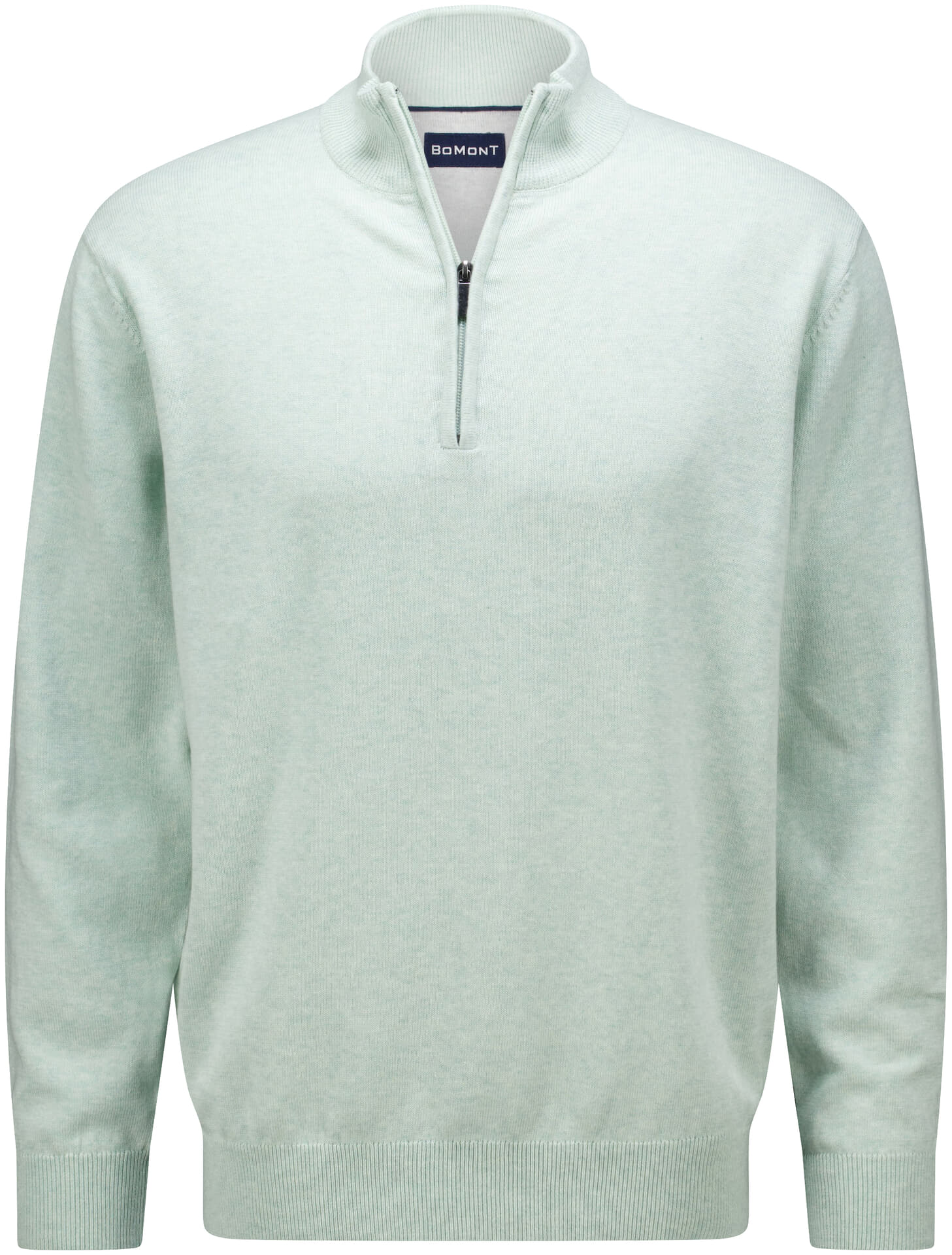 Bomont Pullover half zip Vincent  Groen