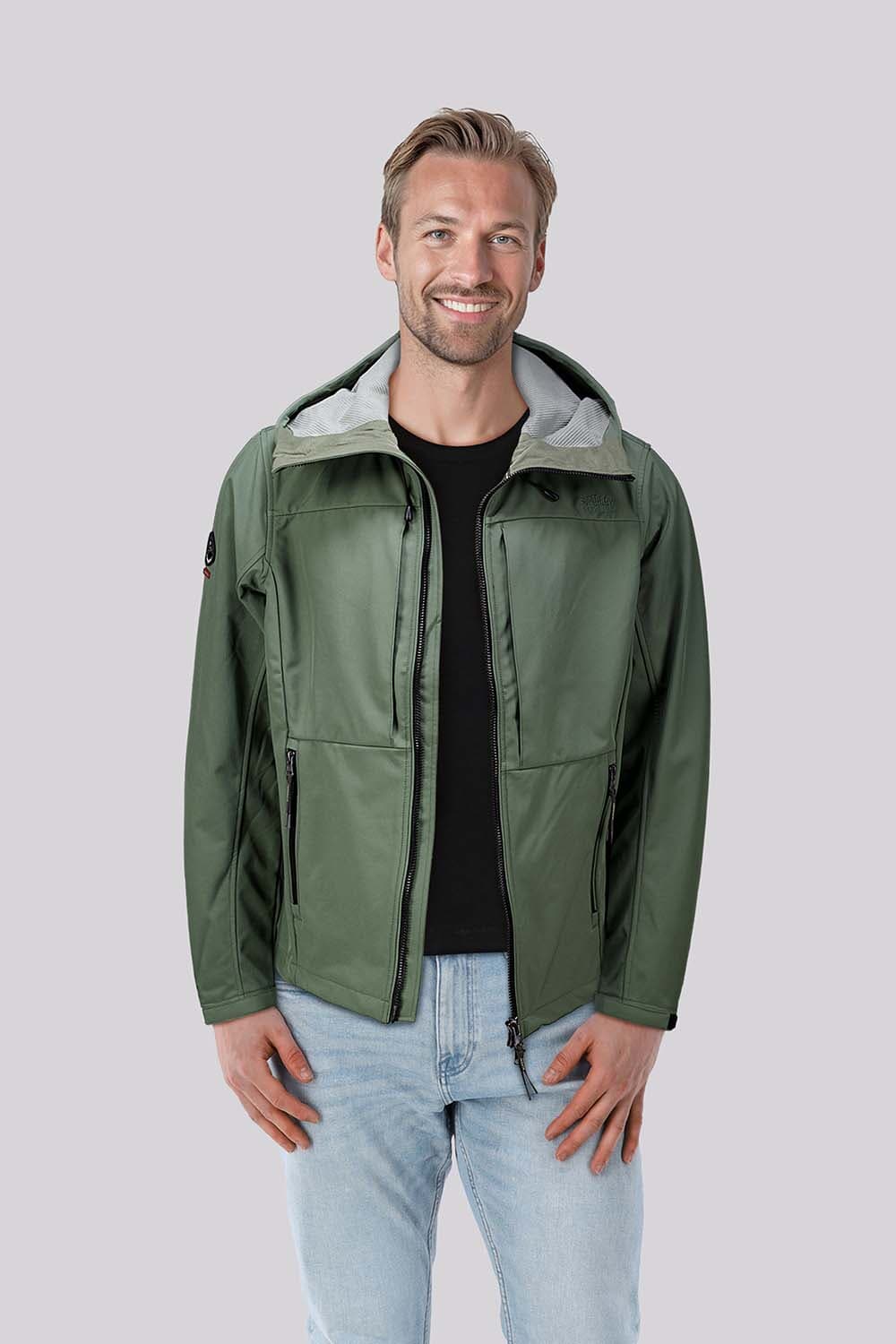 Superdry & Co Softshell Jas Groen