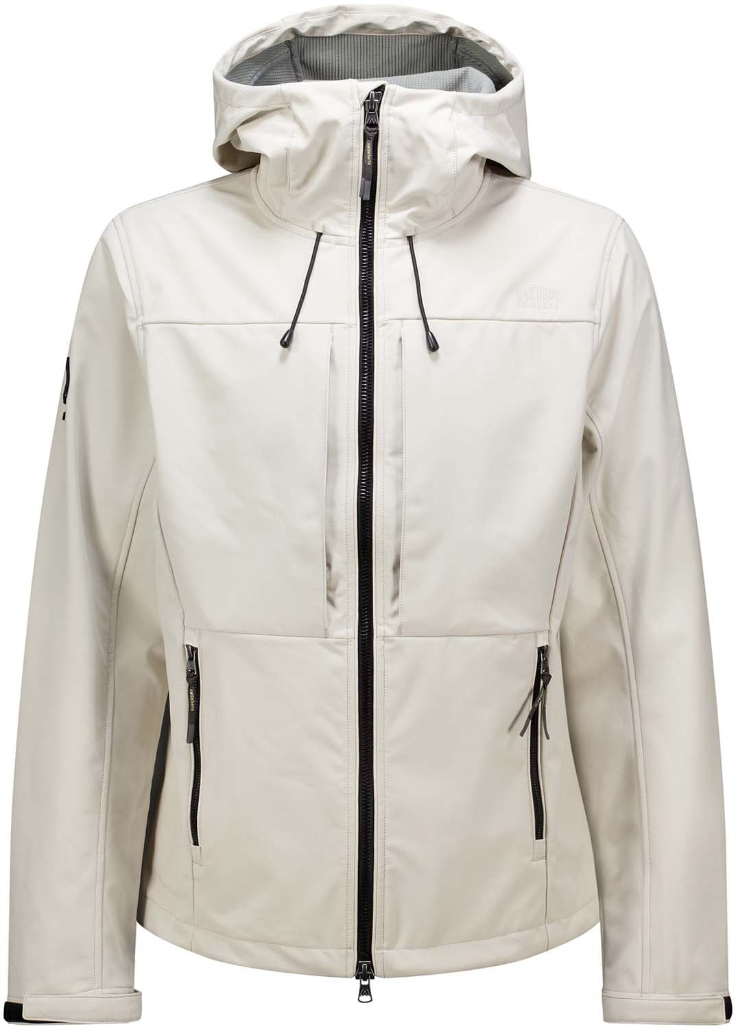 Superdry Softshell Jas Off White