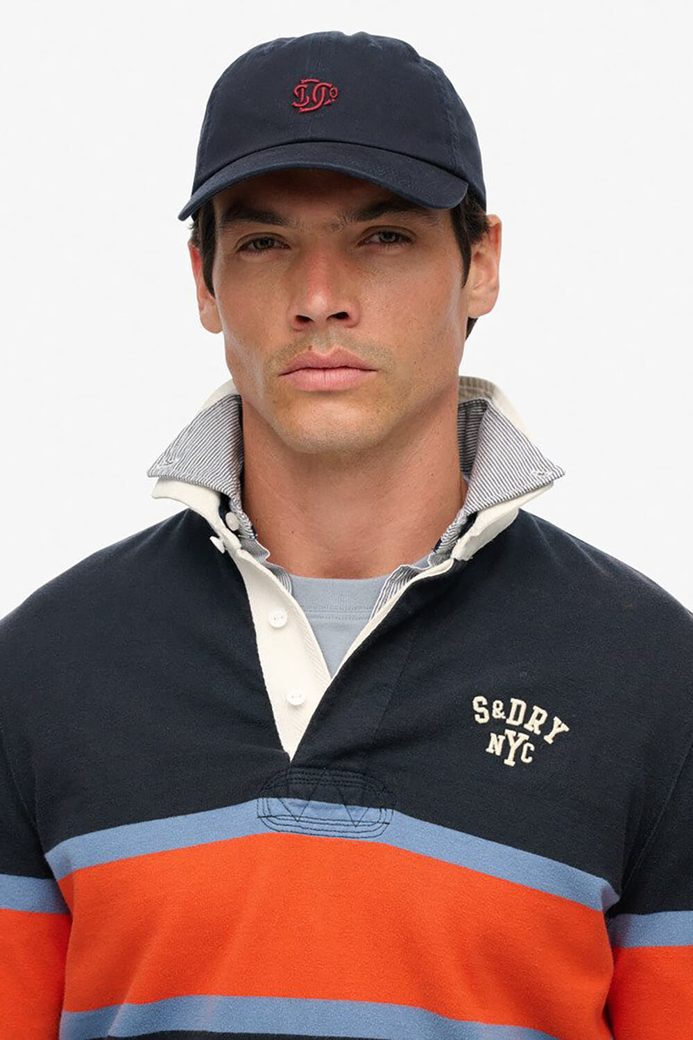 Superdry embroidered cap Navy