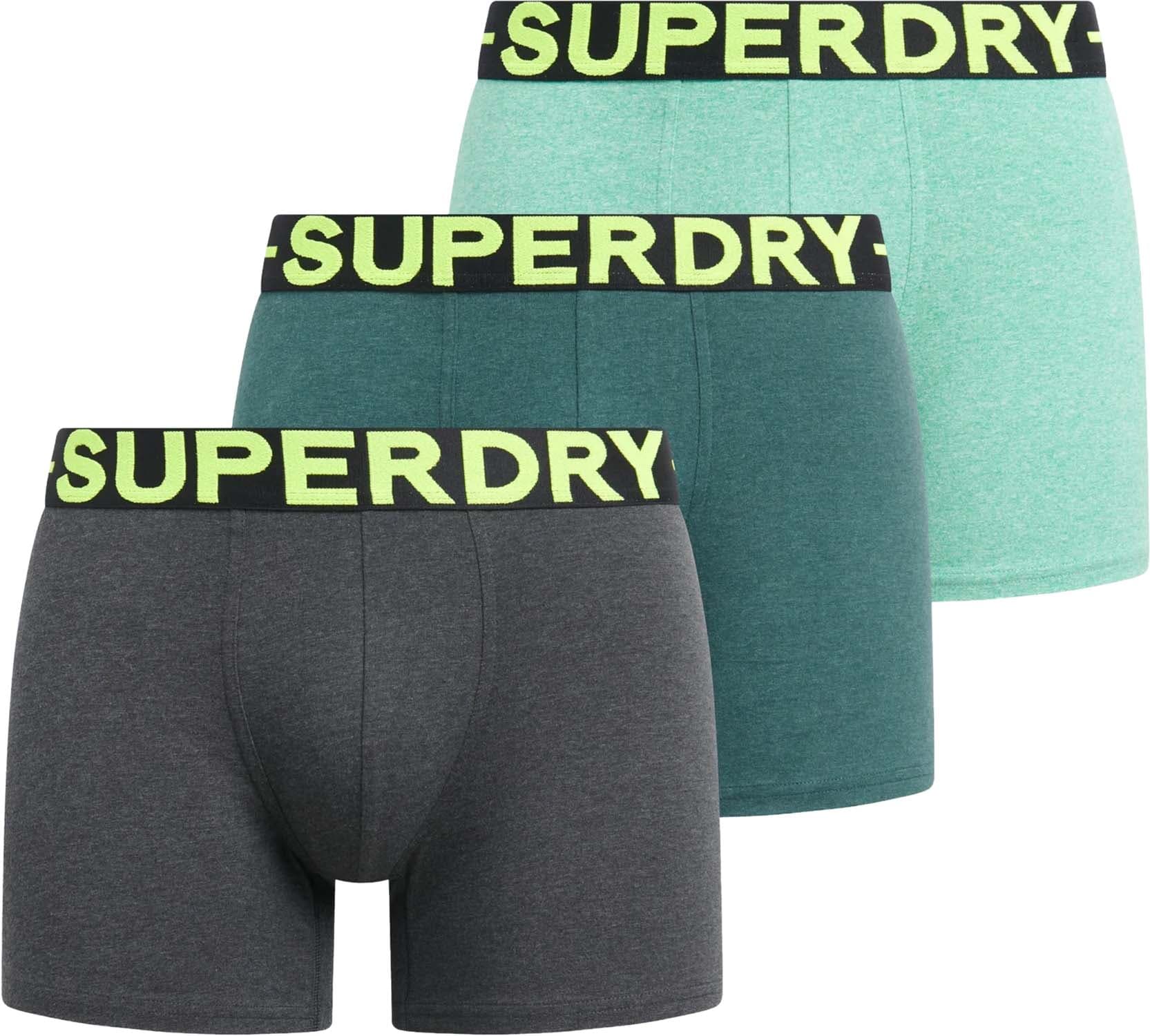 Superdry & Co boxer triple pack Groen