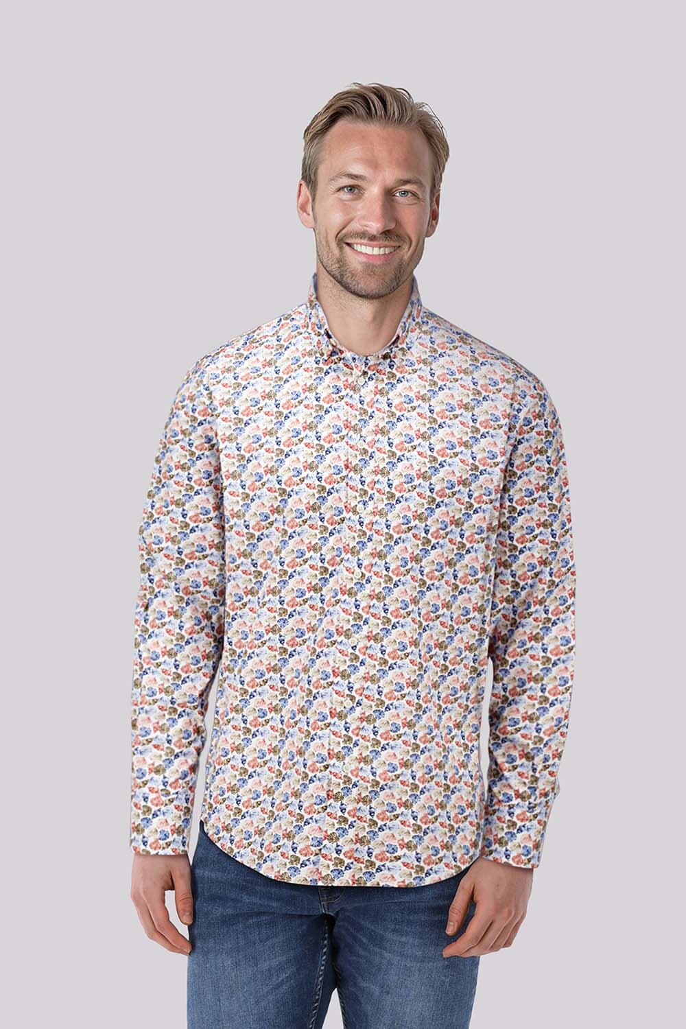 Bomont Overhemd Victor Blauw