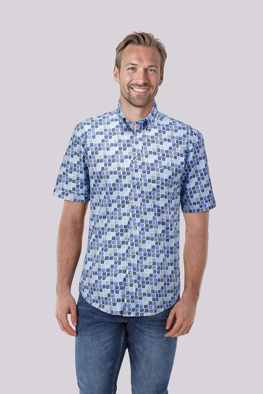 Bomont Overhemd Vinny Navy