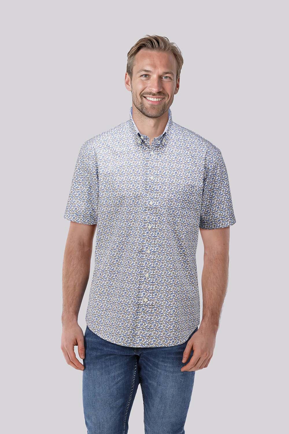 Bomont Overhemd Vinny Blauw