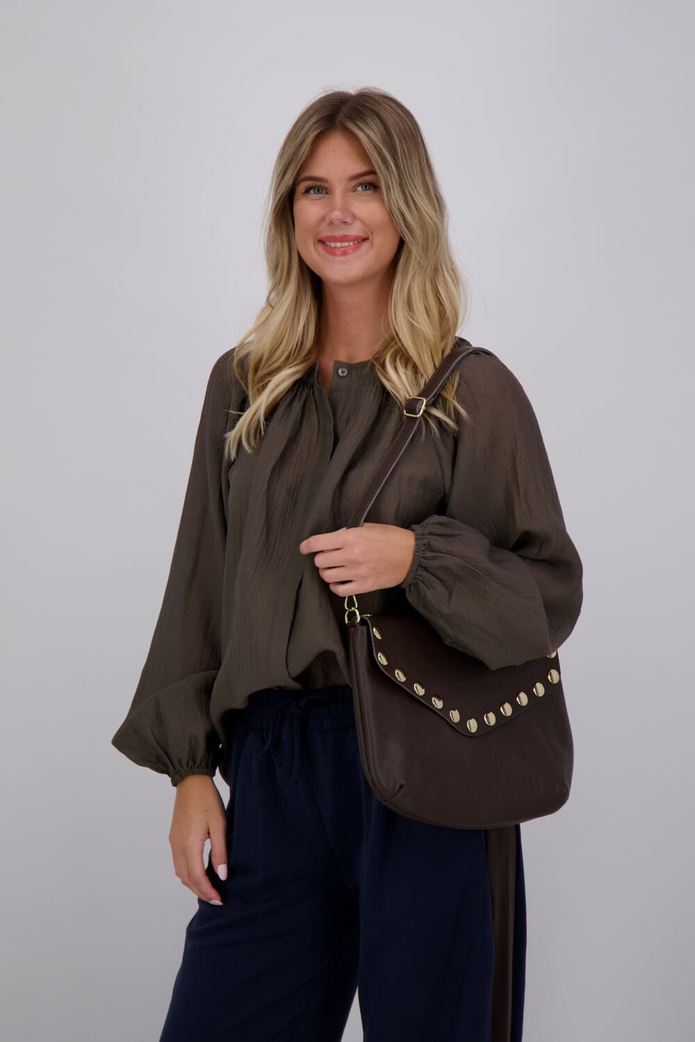 Bomont Jules Bag Classic Grain  Bruin